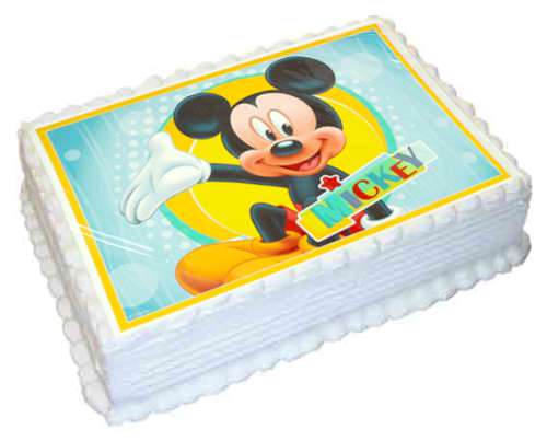 Mickey Mouse A4 Edible Icing Image - Click Image to Close